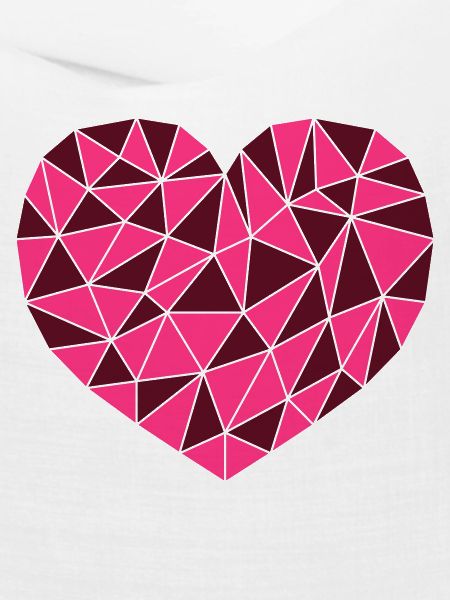 Pinkes Gitter Herz