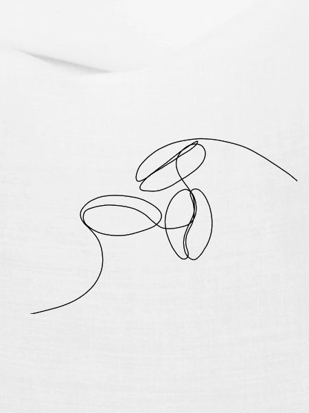 Kaffeebohnen lineart