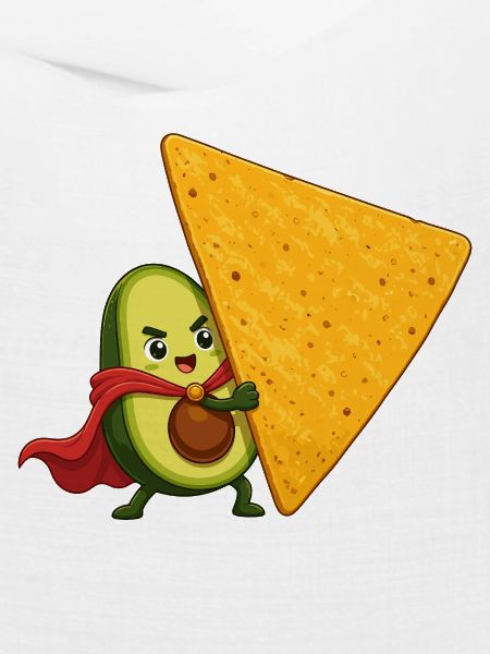 Avocado Held und Chip