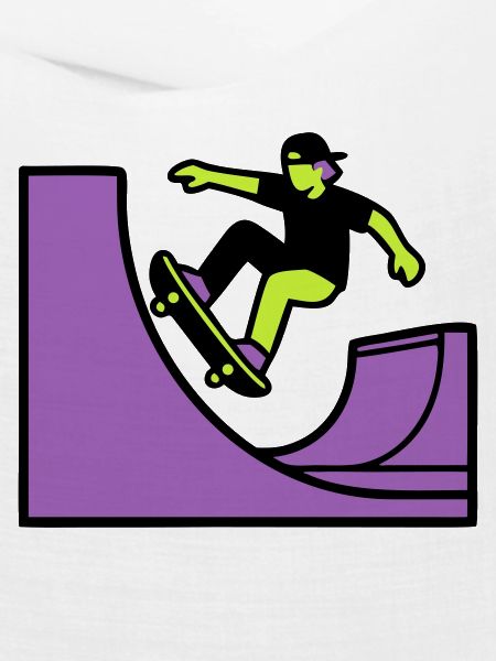 Skateboard Halfpipe Grafik