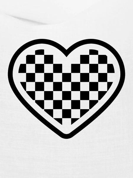 checkerboard heart