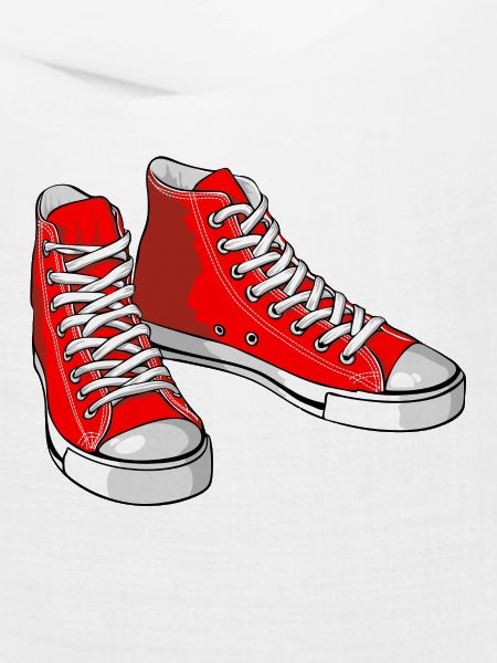 Rote Turnschuhe