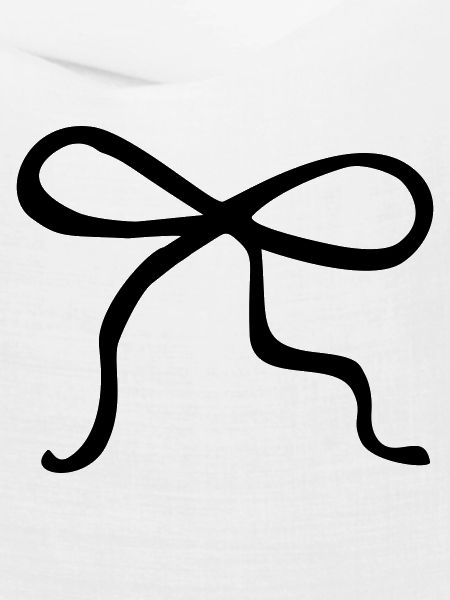 Schleife handgemalt