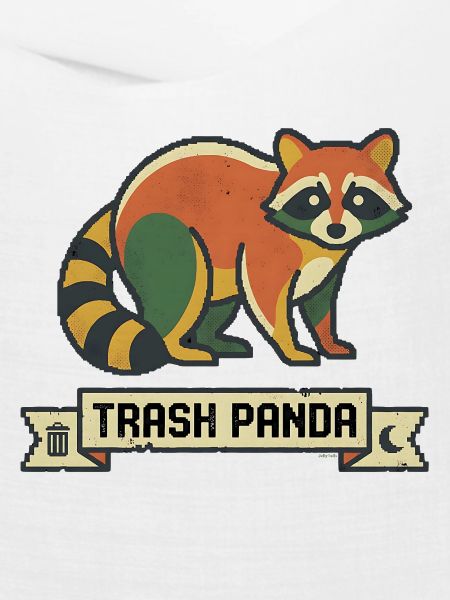Retro Panda Trash Panda Design