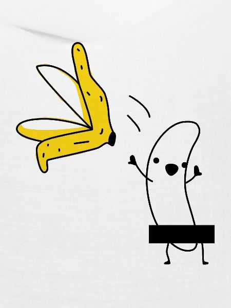 Nackte Banane