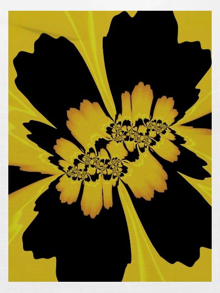 Gelb Schwarz Blume