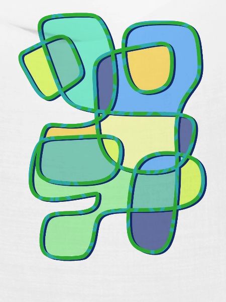 Patchwork Farbspiel Konturkunst