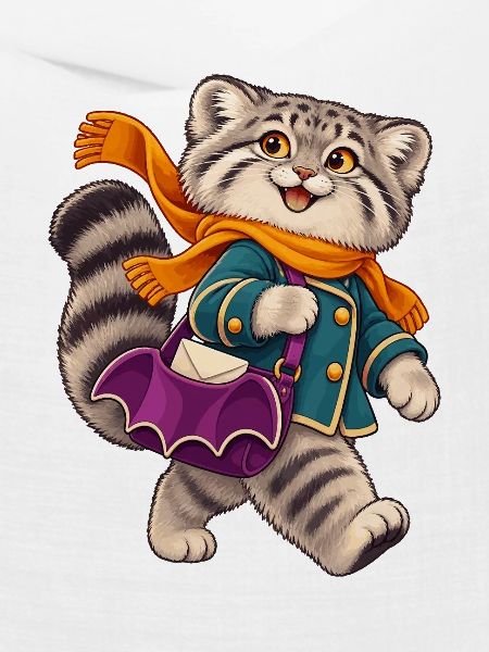Katzenheld Schal Mantel