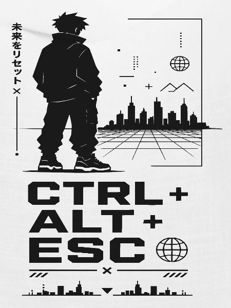 CTRL ALT ESC Skyline Retro