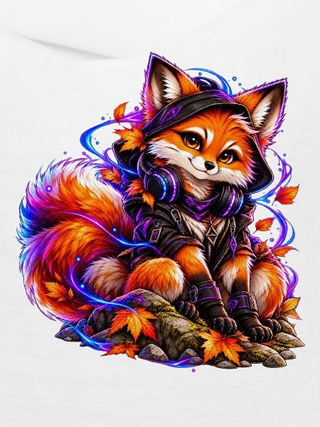 Neon-Fuchs – Gamer im Herbstmodus