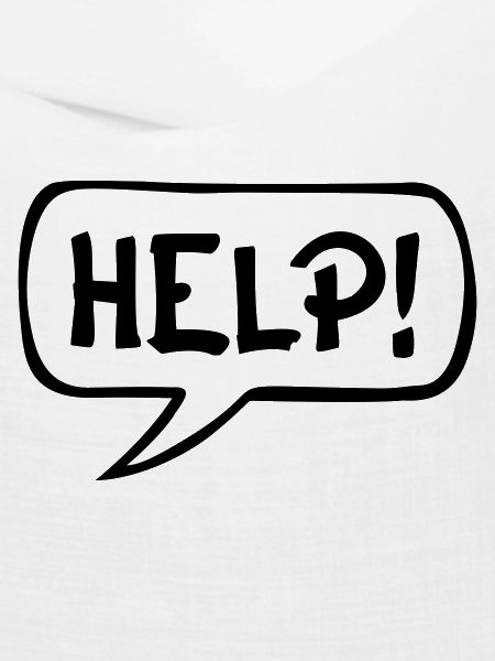 Comic Sprechblase HELP