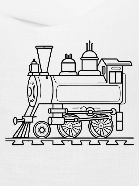 Eisenbahn Comic Stil