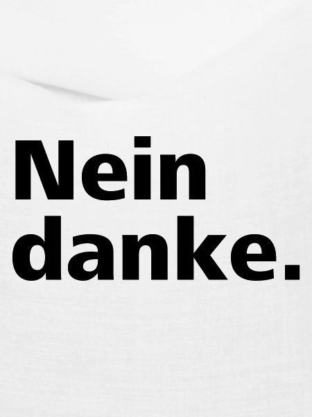 Nein danke.