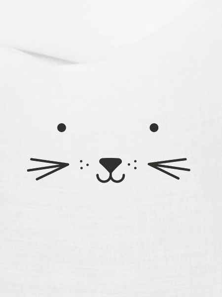 Süßes Katzengesicht