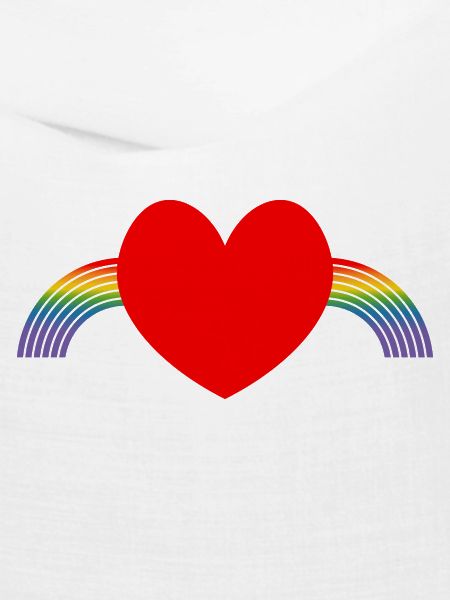 Regenbogen pride herz