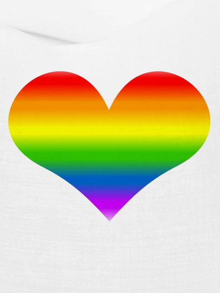 Regenbogen-Herz-Regenbogen
