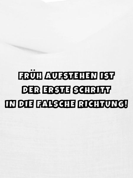 Früh aufstehen