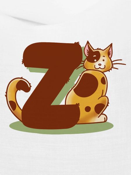 Katze Buchstabe Z