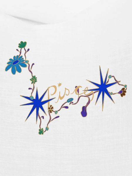 Pisces – Mystische Sternzeichen und Blumen