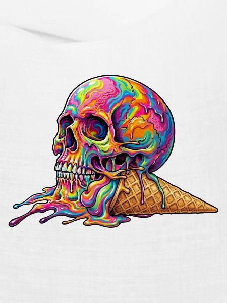 Cream Skull