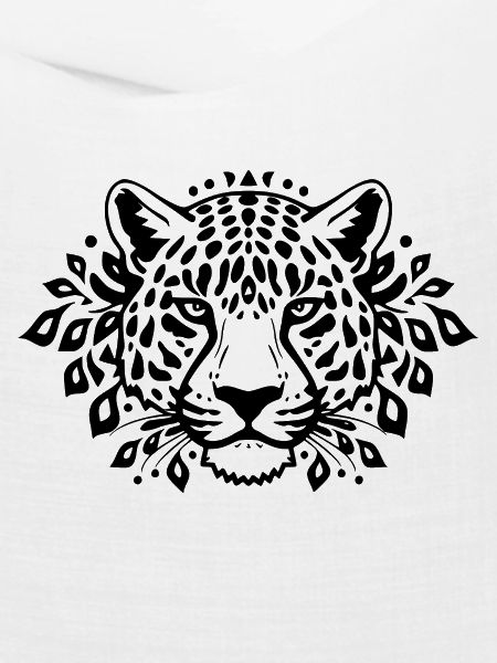 Leopard schwarz schwarzer Leopard 