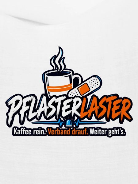 PflasterLaster Kaffee Motiv