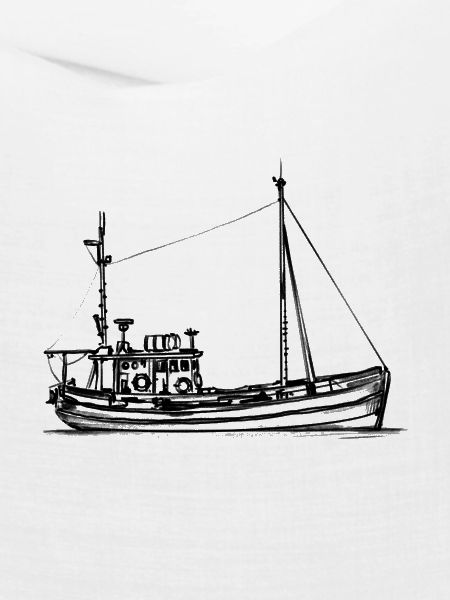 Fischkutter & Krabbenkutter - Illustration