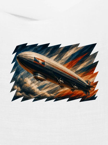 Zeppelin im Art Deco Stil