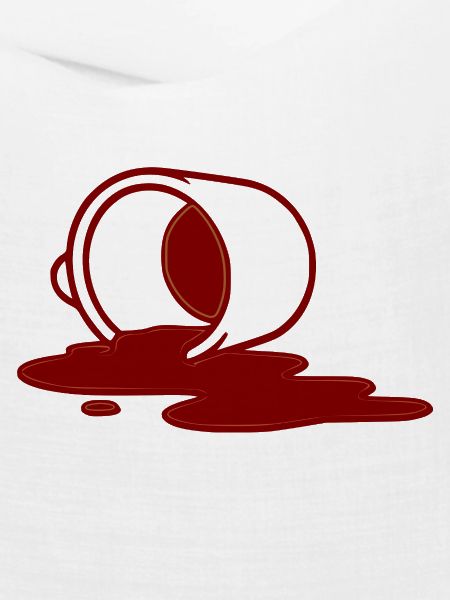 Kaffee Becher Umkippen