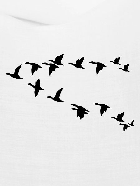 Vogelschwarm flock of birds