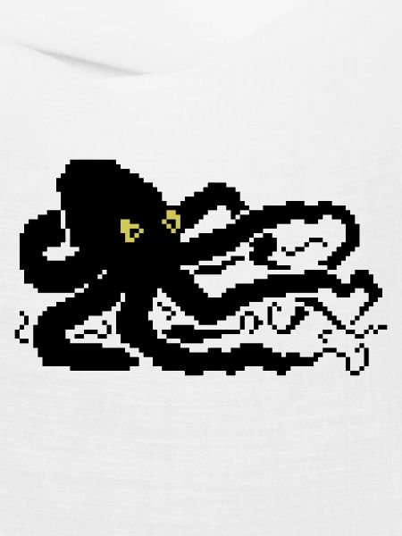 8bit pixel octopus