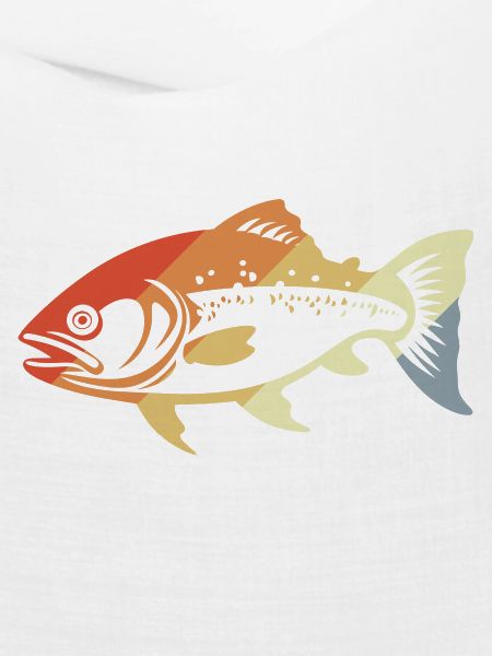 Fisch Grafik Retro Stil