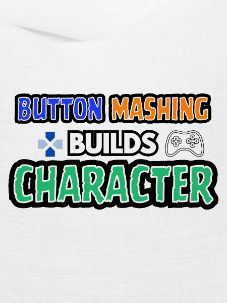 Button-Mashing baut einen Charakter auf