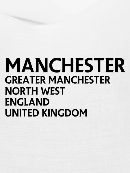 Manchester – England Lyric Design