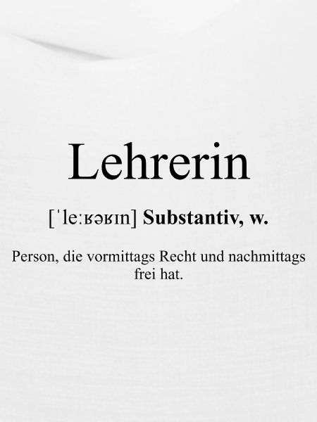 Lehrerin Definition Dictionary