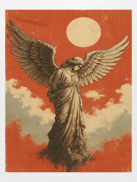 Engel mit Mond