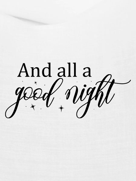 Gute Nacht Script mit Sternen