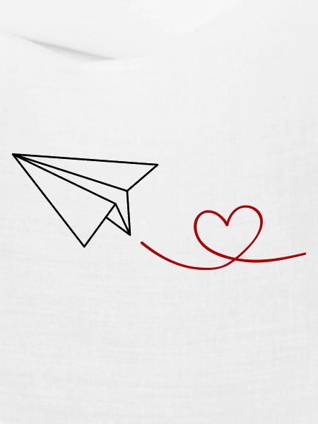 Papierflieger Love