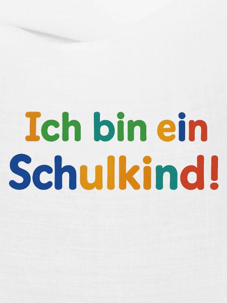 Ich bin ein Schulkind! 