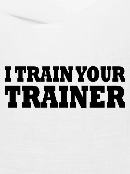 I train your trainer