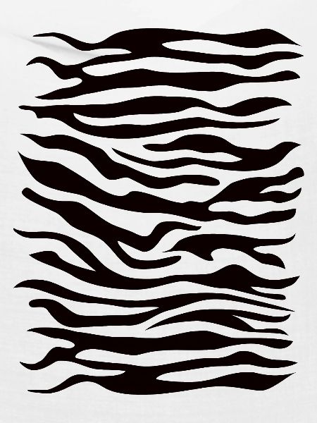 Zebra Muster schwarz