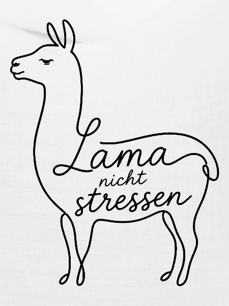 Lama nicht stressen