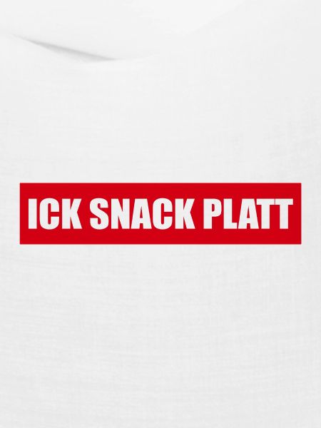 Sticker: Ick snack platt