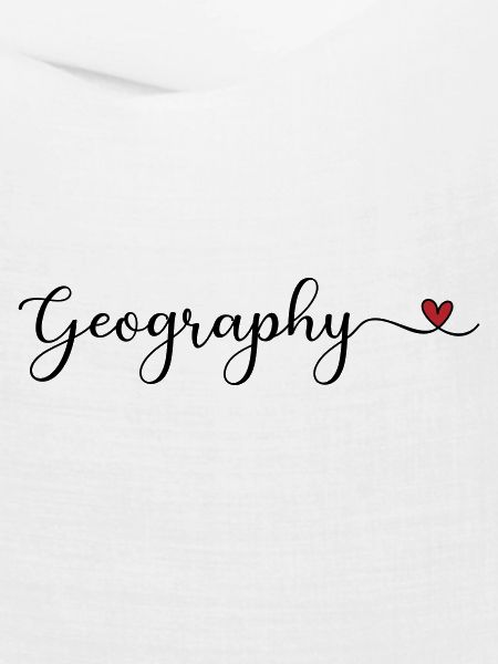 Geographie Herztypografie