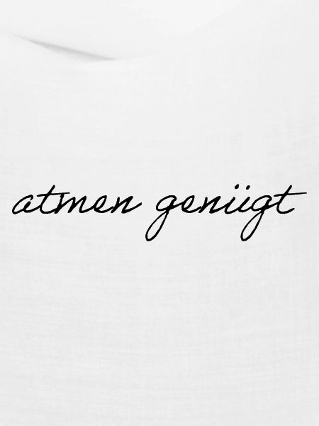 atmen genügt
