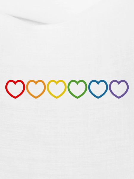 Regenbogenherzchen outline