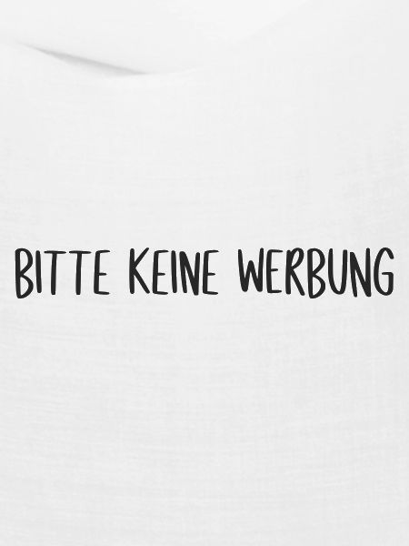 Bitte keine Werbung