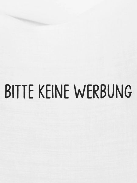 Bitte keine Werbung