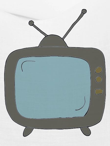fernseher comicstyle