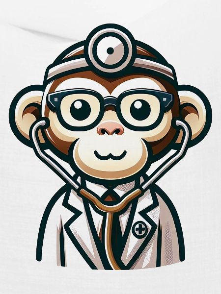Cute Monkey Doctor